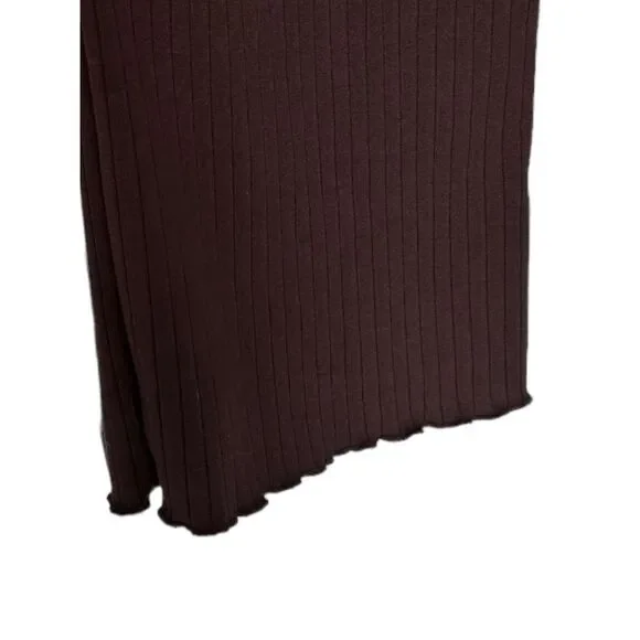 Abound Women's‎ Pull-On High Waist Stretch Ribbed Wide Leg Pants Size Large - Picture 5 of 8